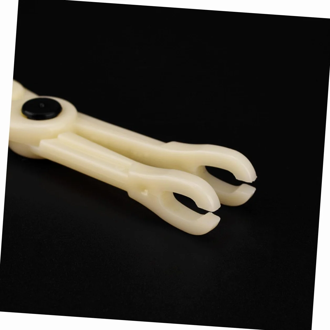 VALICLUD 5 piezas pinzas redondas desechables esterilizadas piercing forceps para labios nariz ombligo cejas