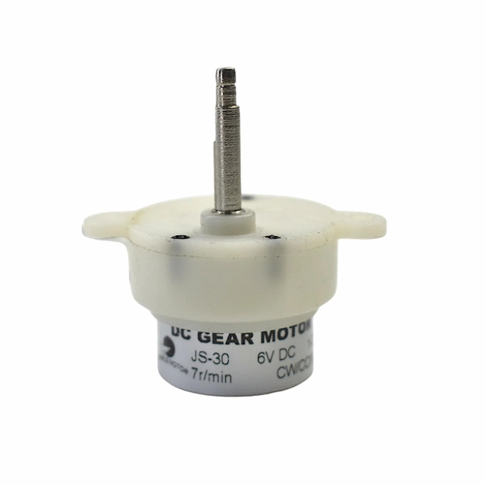 CHANCS Mini motor reductor de CC 6 V 7 RPM eje 20.3 mm para luz de bola mágica