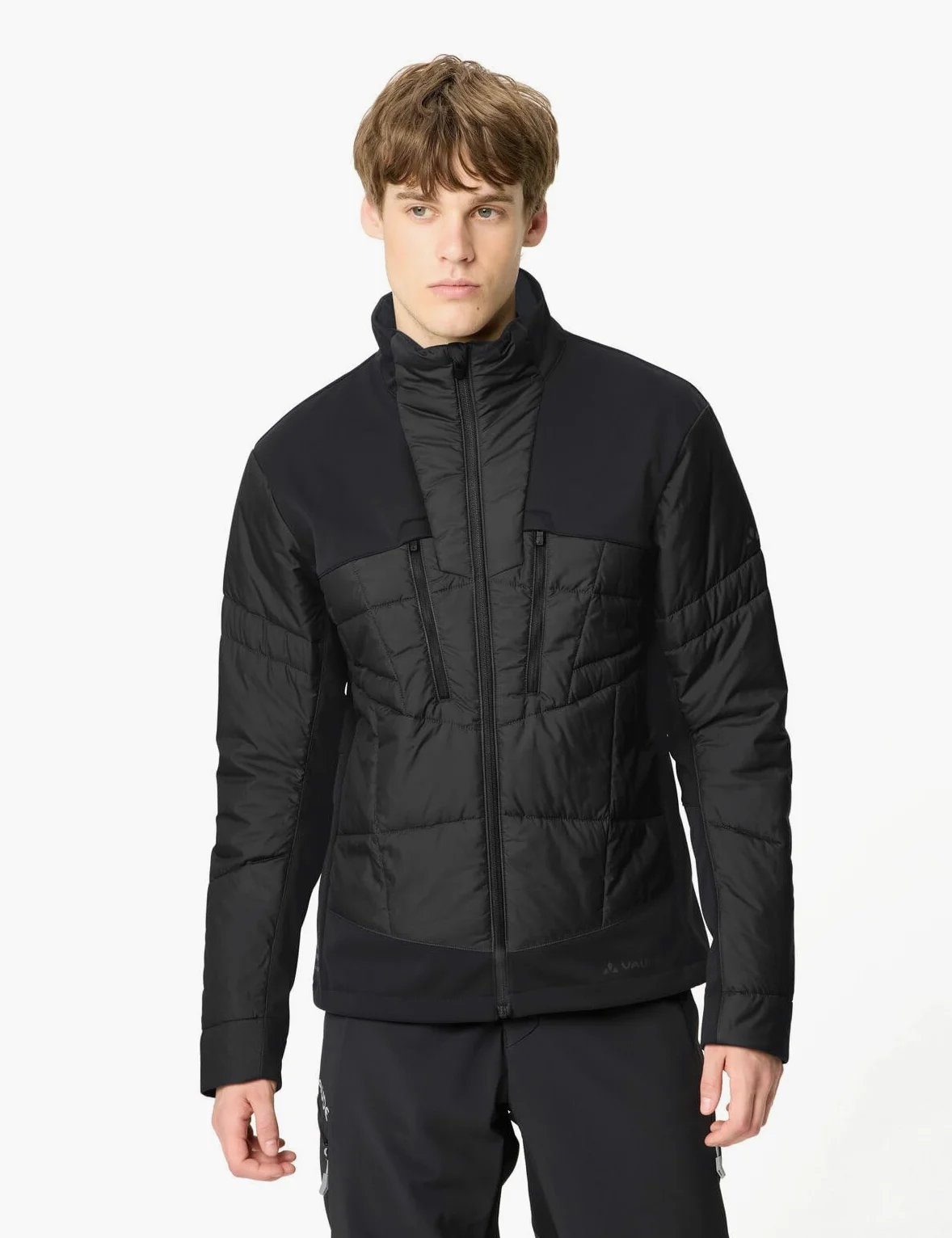 VAUDE Men's Minaki Jacket IV - Chaqueta térmica para bicicleta de montaña para hombre, con protección contra salpicaduras impermeable en la espalda baja