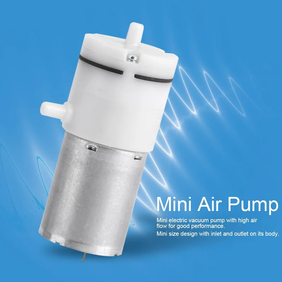 Jadeshay Bomba de Vacío Eléctrica 12V Micro DC Motor para Acuario y Tratamiento Médico