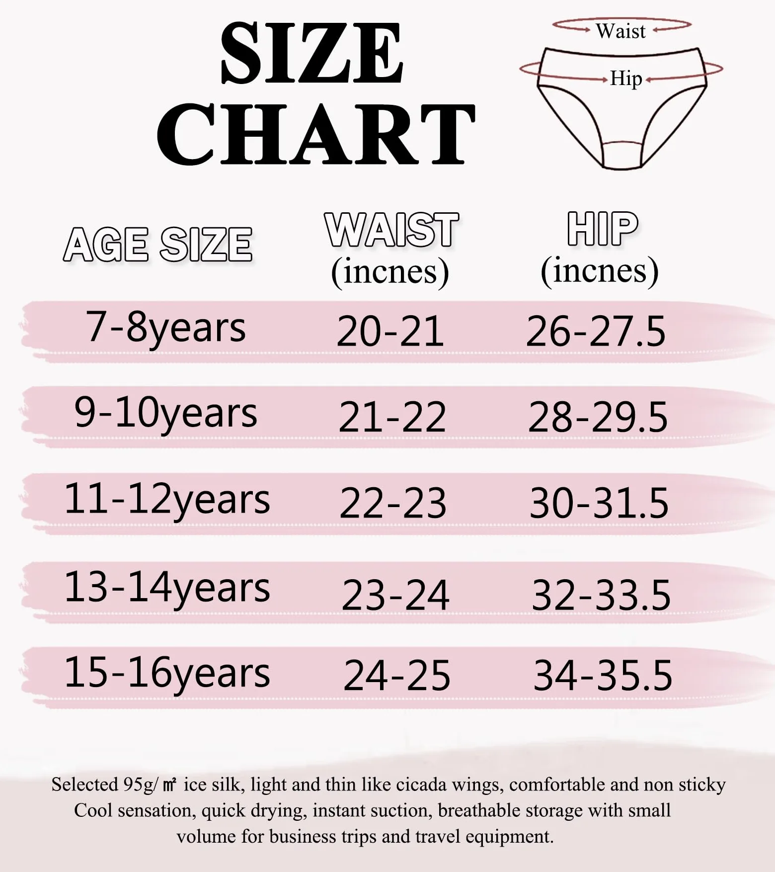 Ropa interior sin costuras para niñas adolescentes, ropa interior para niñas grandes, moda y cómoda, paquete múltiple