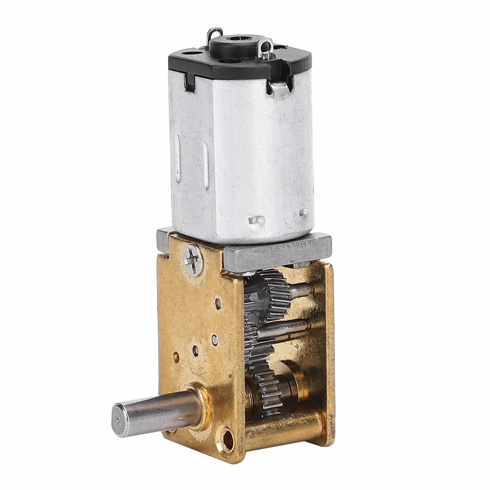 Mini Motor de Engranajes Helicoidal N20 Reducción DC3V 70RPM para Cerraduras Electrónicas Smart Cars Robots