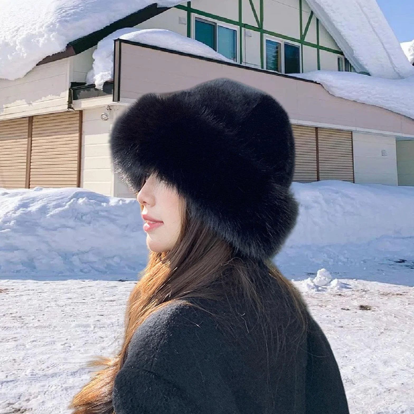 2026 Gorro de Invierno para Mujer,Gorro Ruso para Deportes de Nieve,Sombrero Mujer Invierno,Mujer Sombrero de Piel Sintética Invierno Cálido Gorro para Esquí Gorra Estilo de Rusia