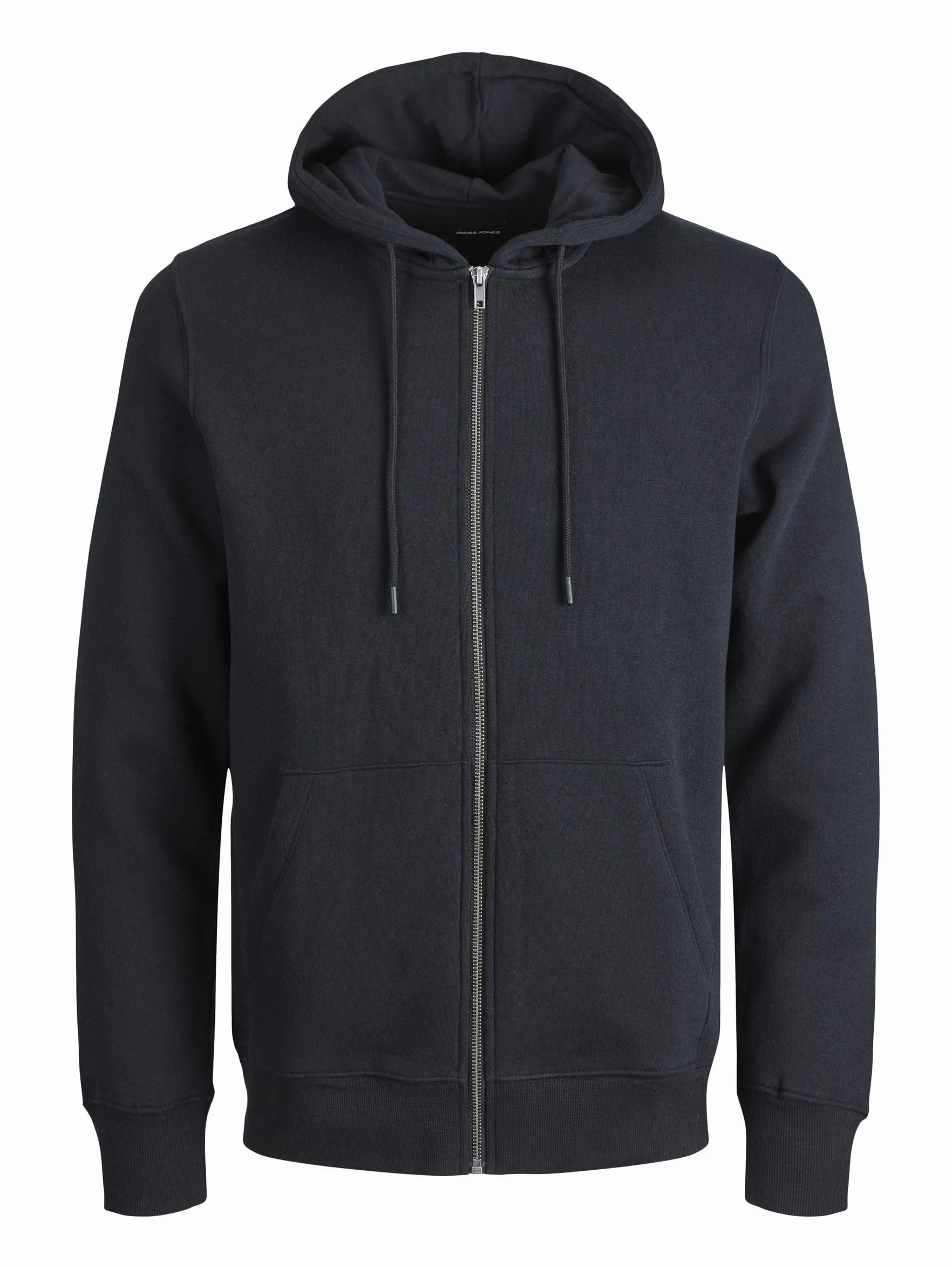 JACK & JONES Zip Hoodie Plain Zip Hoodie