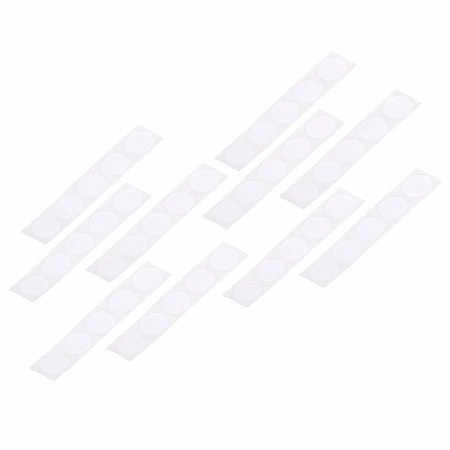 Etiquetas NFC RFID Adhesivas Impermeables 13.56 MHz 504 Bytes 25mm Diámetro Aleación Cobre 50 Unidades