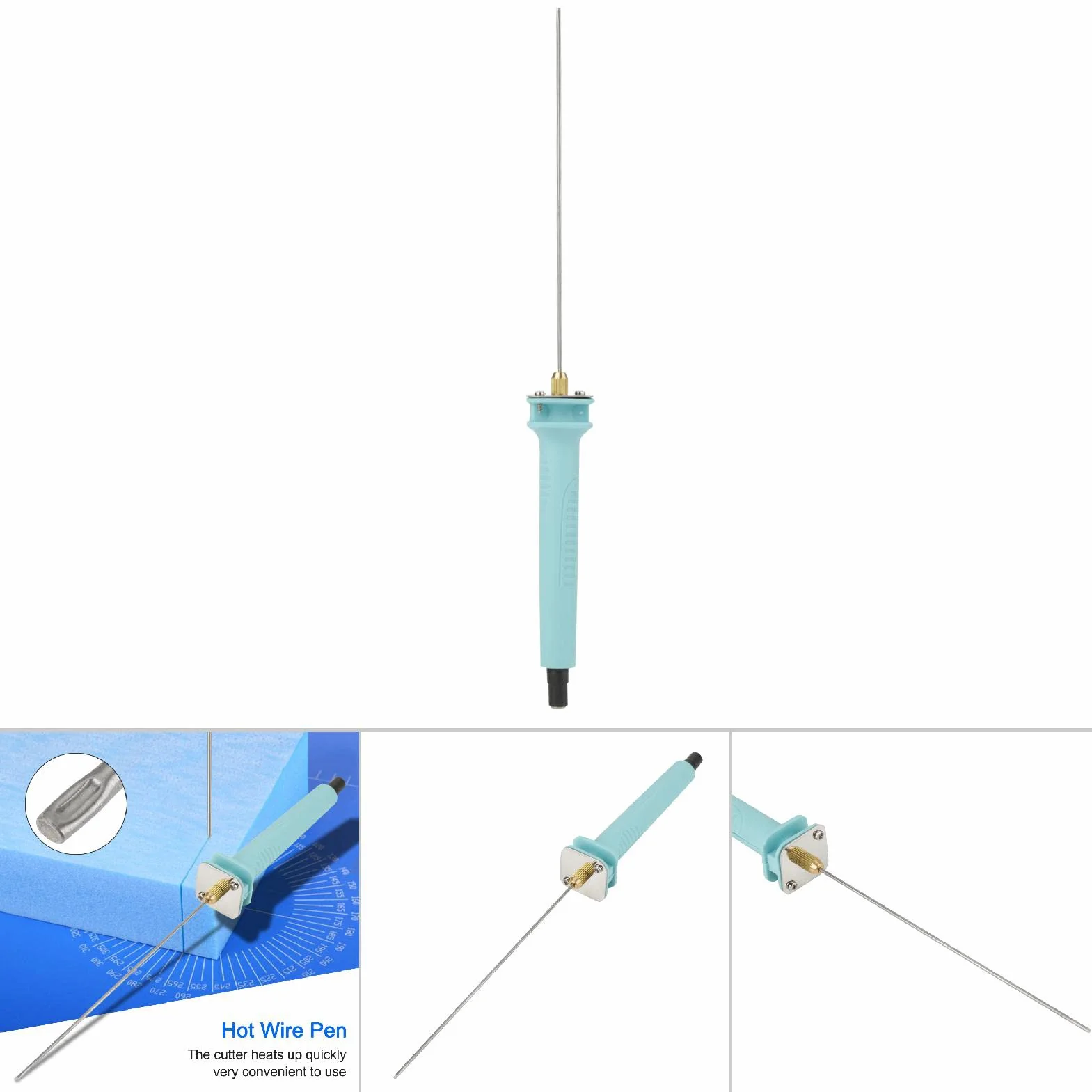 Máquina de Corte de Poliestireno Eléctrico Bolígrafo Cortador de Alambre Caliente 15 cm 9V 6A