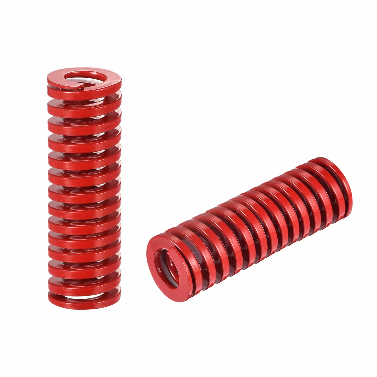 sourcing map 3D Impresora Troquel Resorte, 2uds TM 20mm OD 65mm Largo Espiral Compresión Rojo