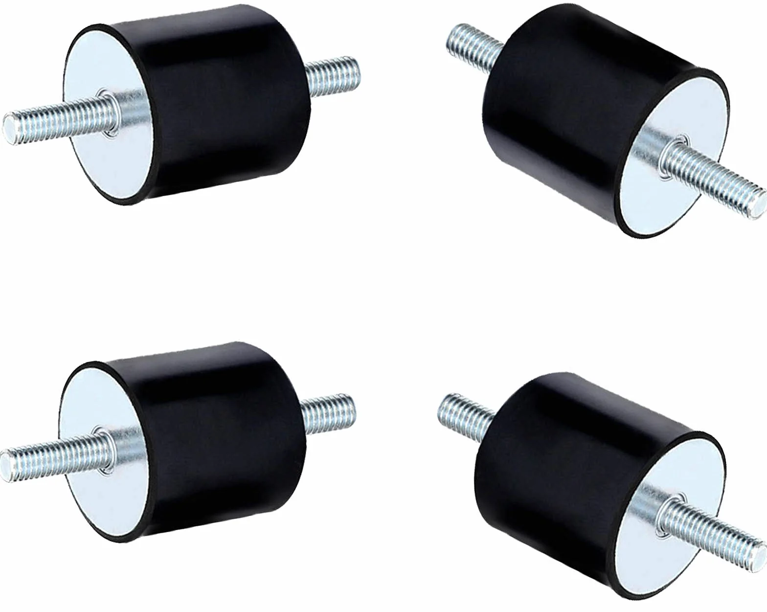 Silentblock M8 Amortiguador de Goma Soportes para Compresores de Aire Motores de Gasolina Bombas de Agua
