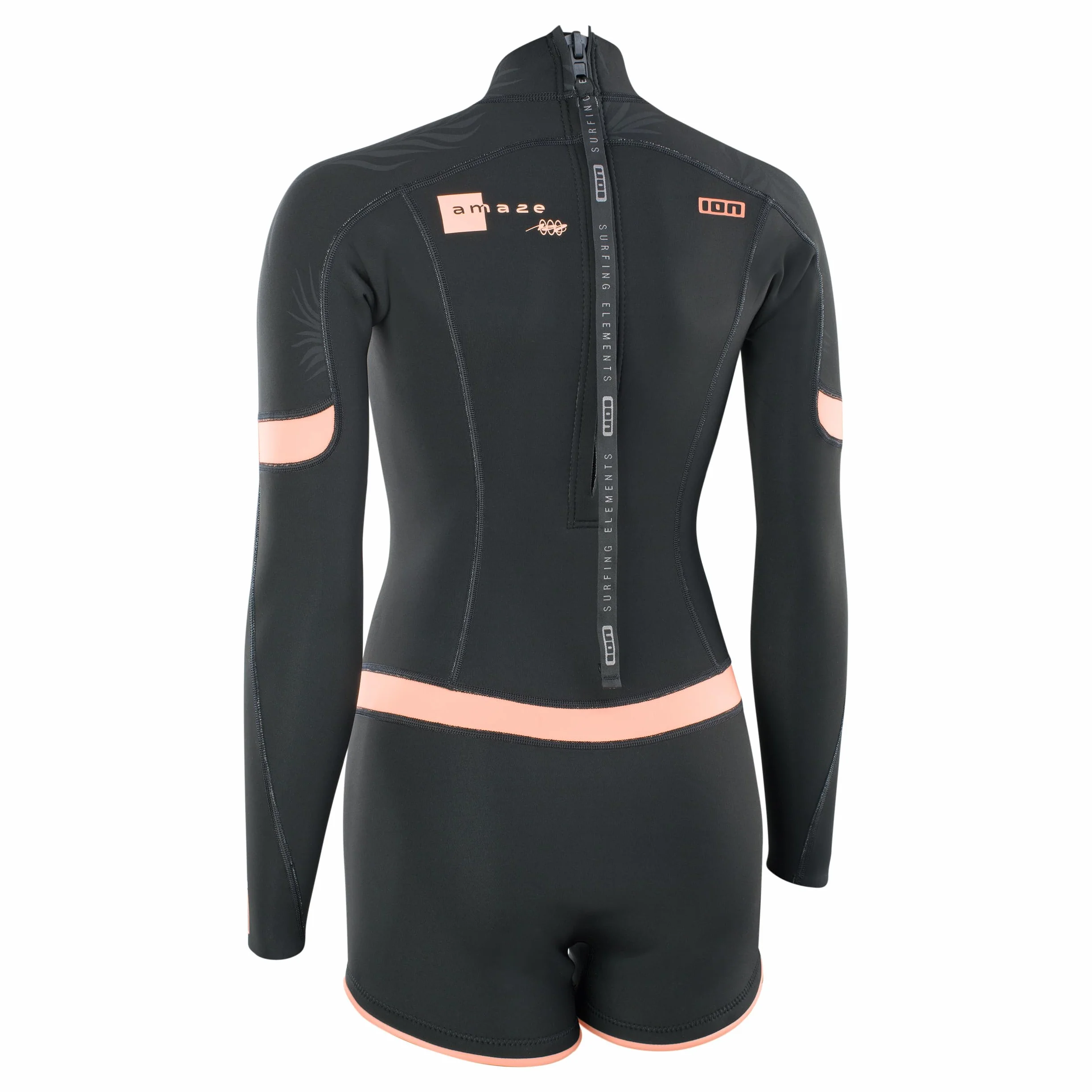 ION Amaze 2.0 Back Zip LS Shorty 2022 Black