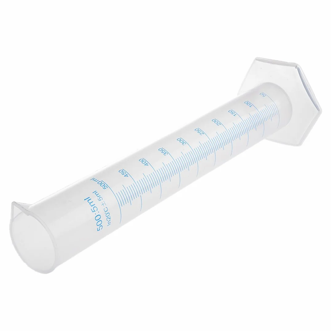 Tubo Graduado Transparente de plastico 500 ml