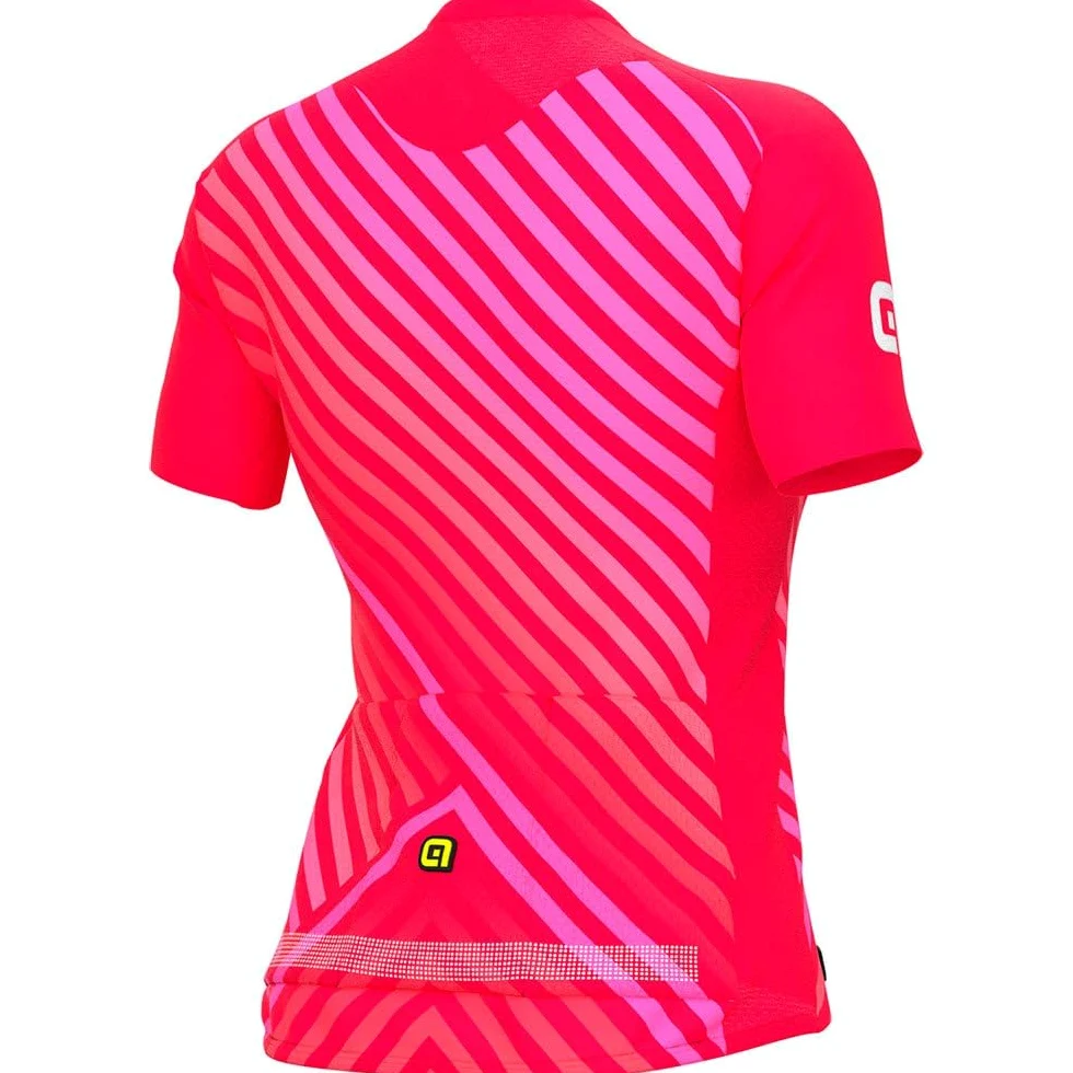 ALE' Maillot ciclismo mujer PR-R FAST fresa