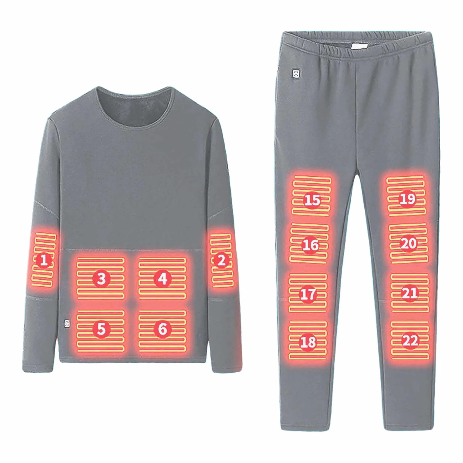 IQYU Ropa interior de esquí para mujer, conjunto cálido - ropa interior térmica para mujer, ropa interior funcional muy cálida, ropa interior de invierno, ropa interior de merino de manga larga,