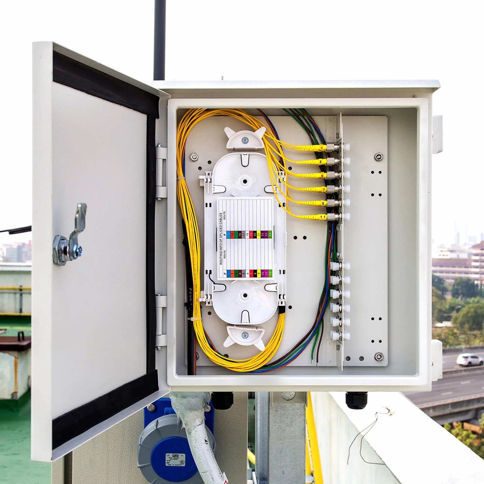 QUARKZMAN Fibra Óptico Acoplador SC-SC/APC, Único Modo Adaptador Simple, 100uds