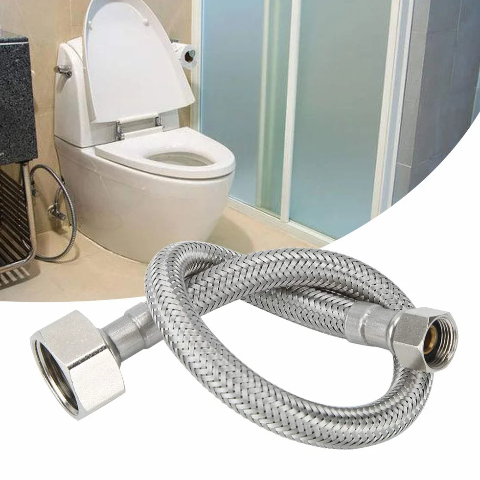 Tuberías de Agua para Inodoro de Cobre, 30 cm 7/8 Entrada 7/8 3 Rosca de Salida, Accesorio de Tubería