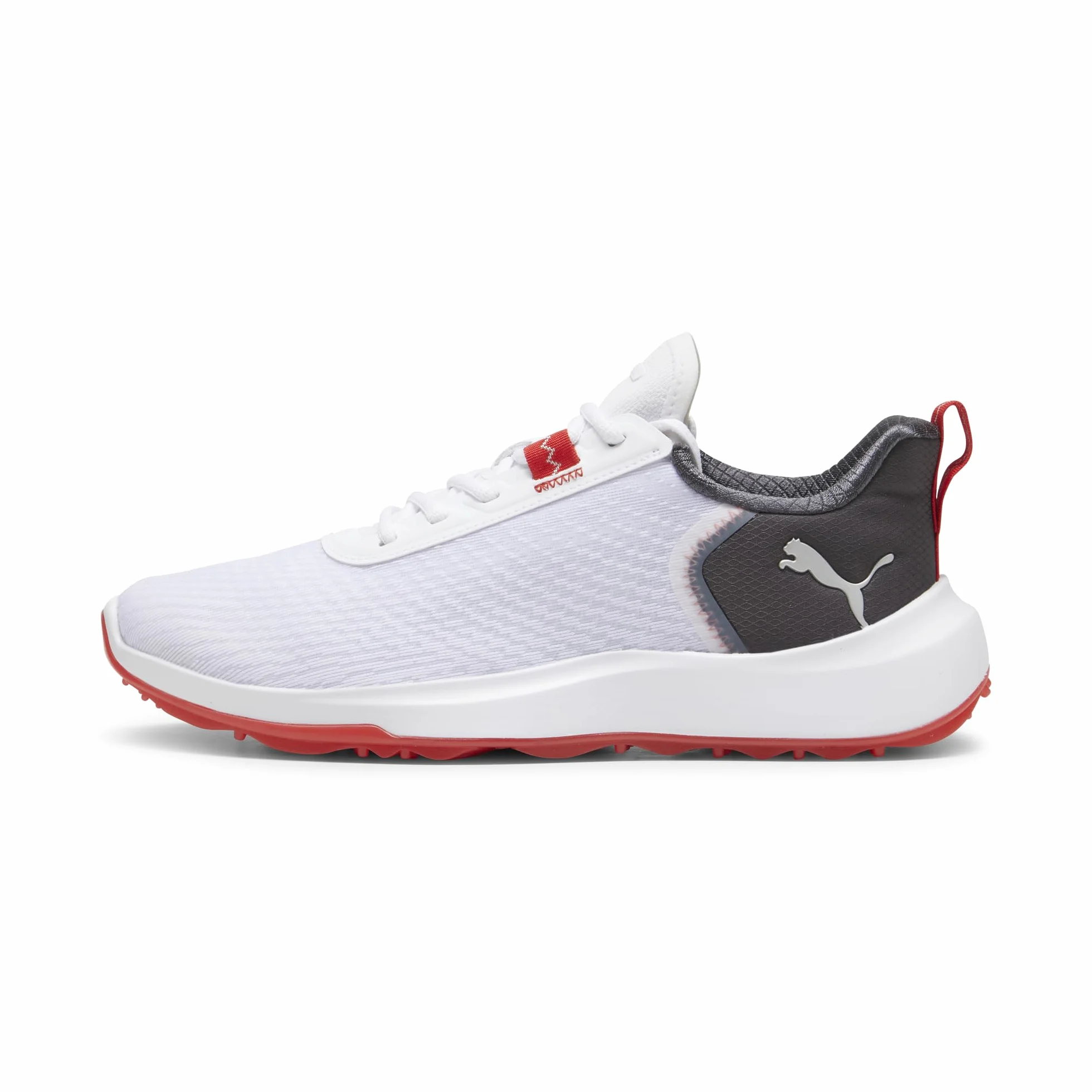 Puma Fusion Crush - Zapatos Deportivos de Golf para Hombre, White/Dark Coal, 42 EU
