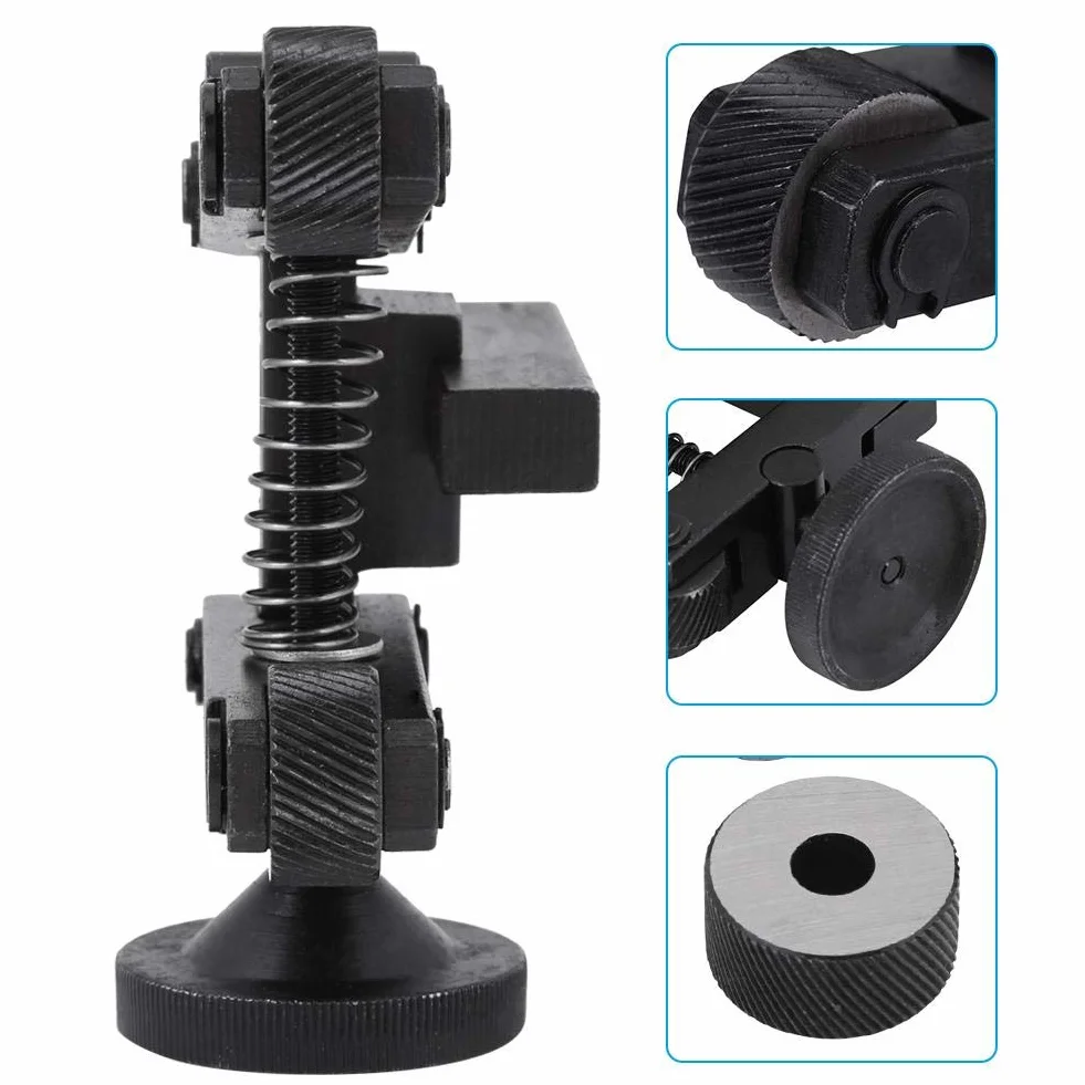 Juego de Moleteado de Doble Rueda, Acero Ajustable, 0.8mm/1.2mm Ruedas Lineales