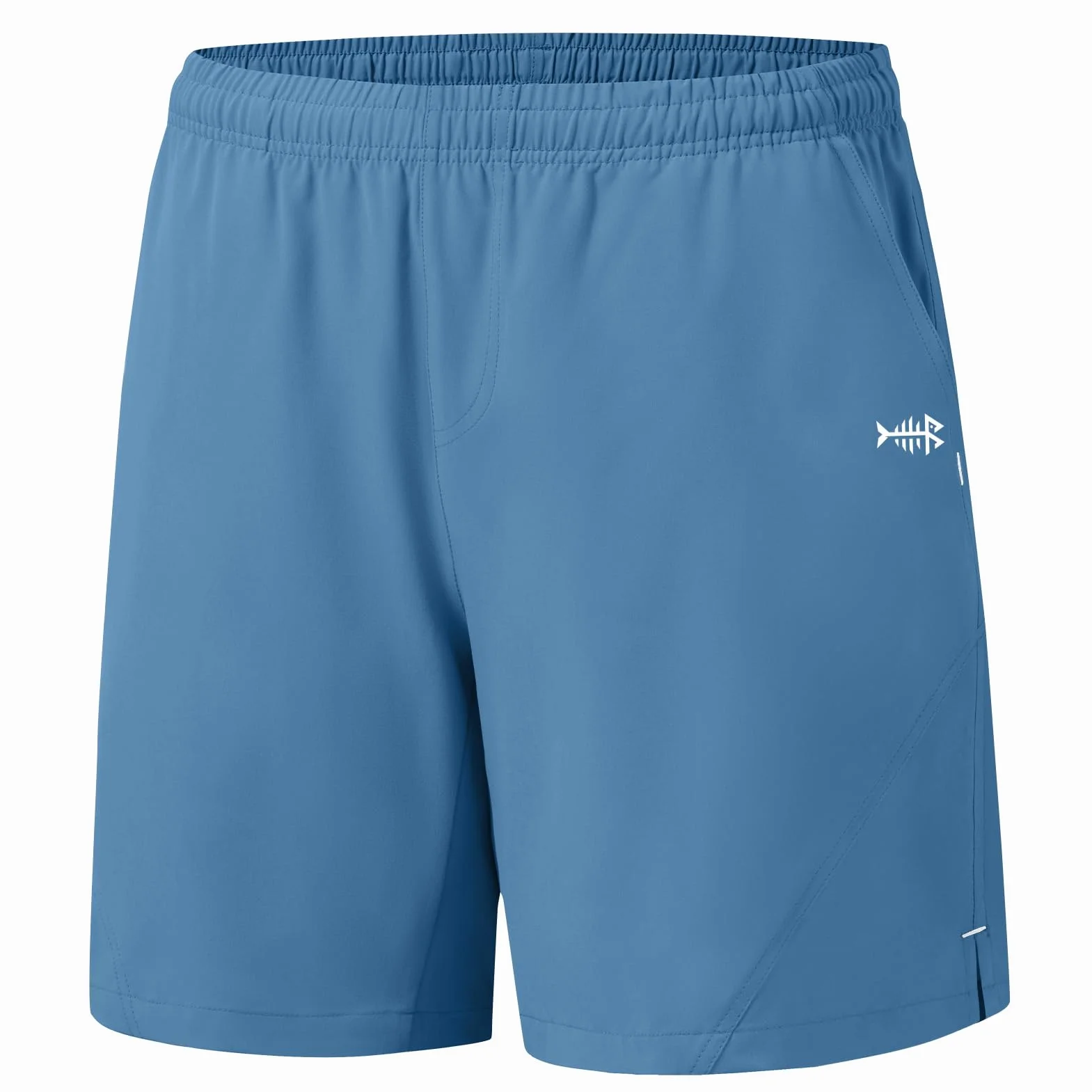 Bassdash 7 Pulgada Hombre Pantalones Cortos de Pesca para UPF 50+ Ligeros Impermeables de Secado Rápido Senderismo Bolsa con Cremallera FP06M