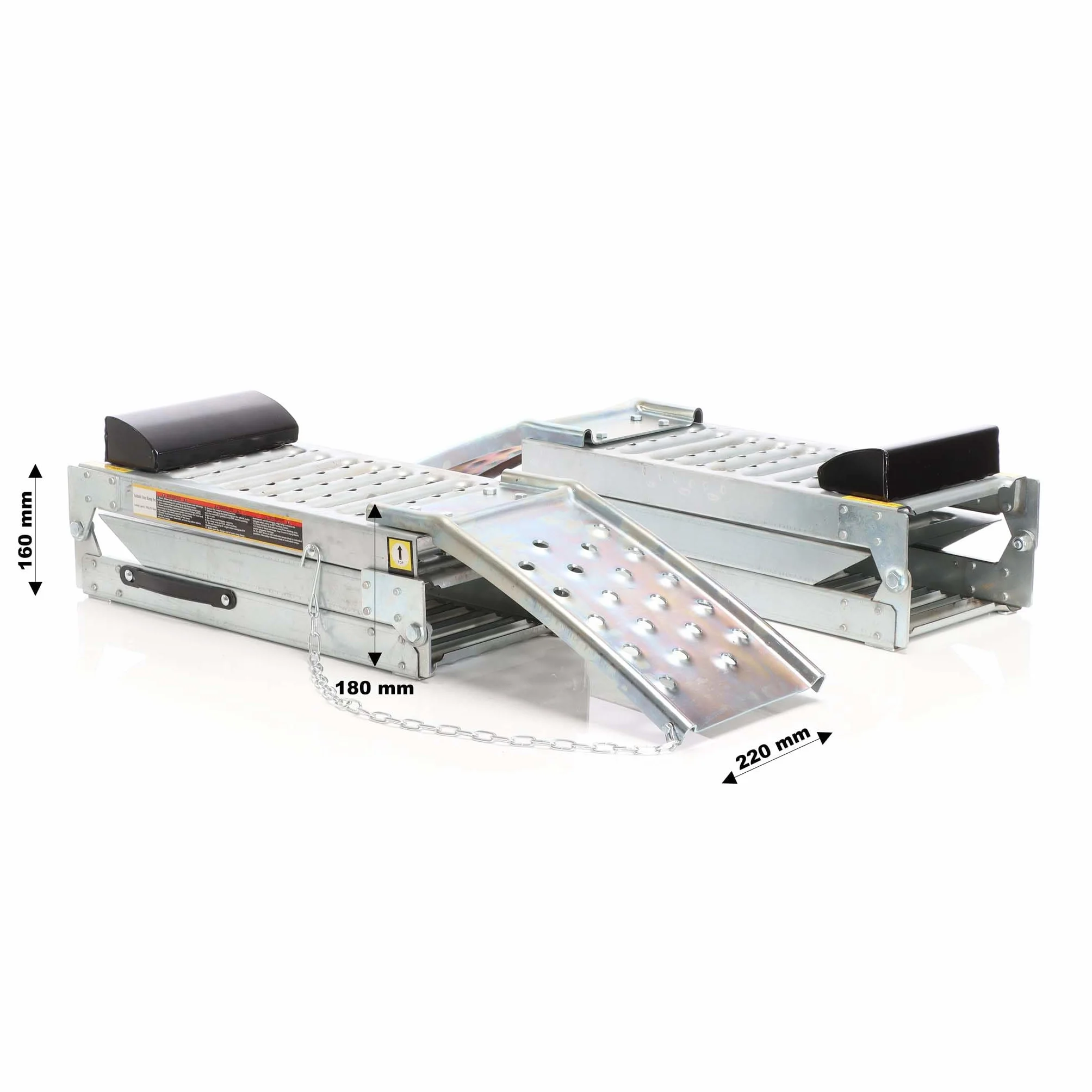 XPOtool Rampas de Acceso 200 cm 800 kg Acero Plegables para ATV Quad Moto