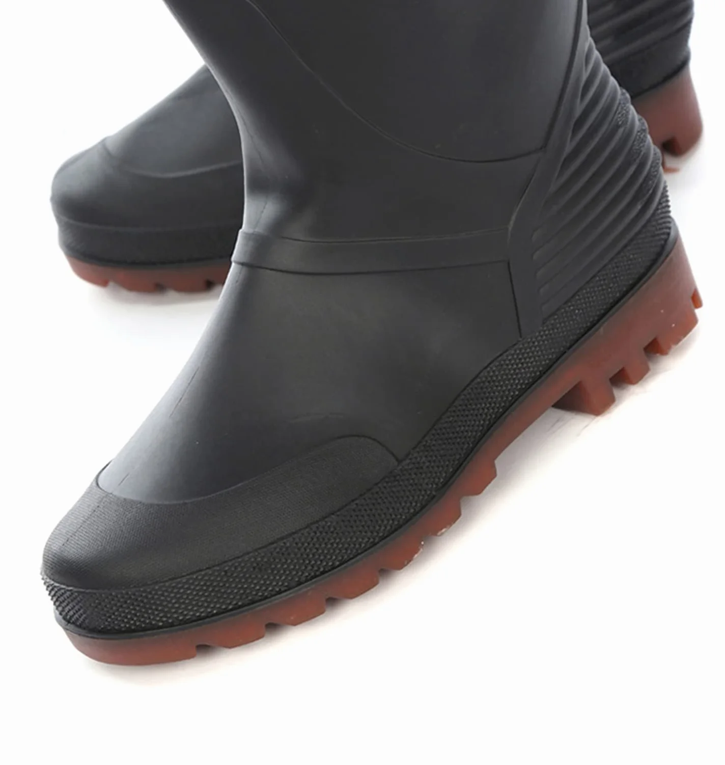 Pantalones De Pesca Impermeables De Punto para Hombre, Zapatos De Agua hasta La Rodilla, Pantalones De Pierna De PVC, Botas De Pesca Antideslizantes para Exteriores, Botas De Pesca