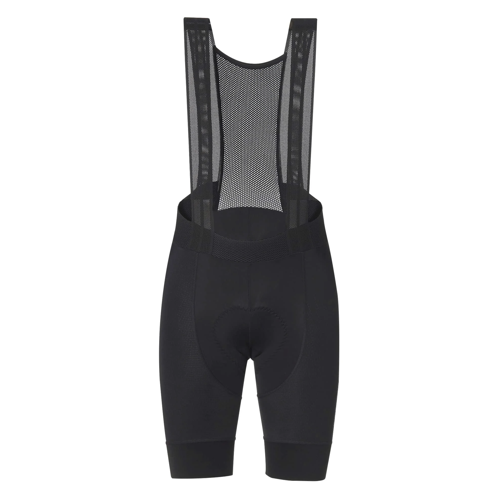 Culote Corto Ciclismo Hombre Reflectante Negro, Culotte con Badana Antideslizante y Transpirable, Tirantes Flexible