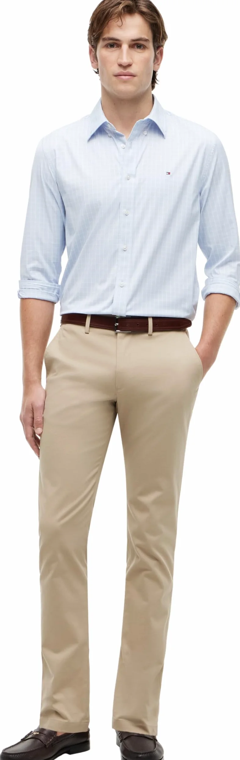 Tommy Hilfiger Pantalones Hombre Core Bleecker 1985 Pima Cotton Chino
