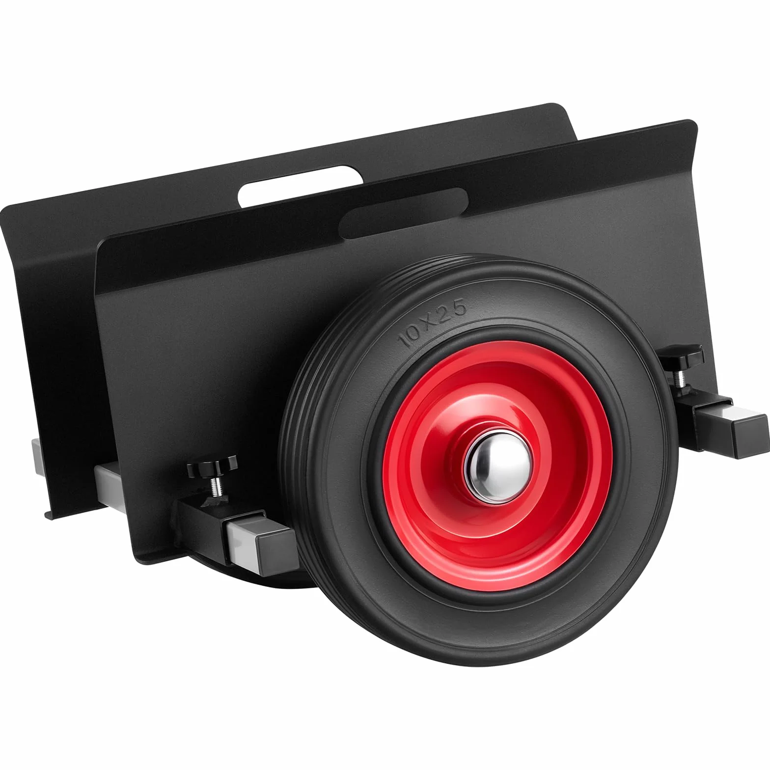 VEVOR Carro Portaplacas, Carga 453,6 kg, Ruedas de Goma, 412 x 450 x 300 mm, Negro