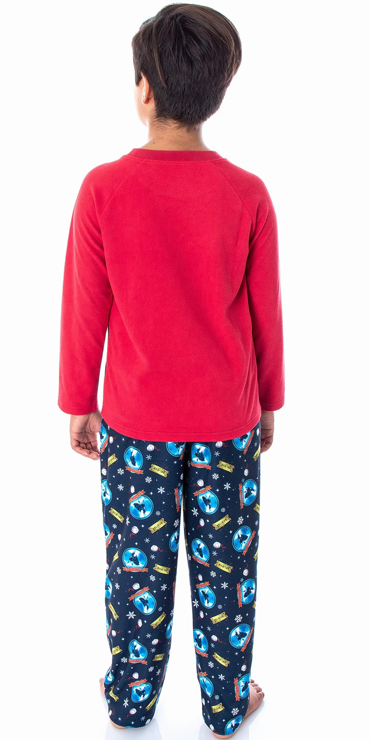 El tren expreso polar Niños Grandes Raglan Pajama Set (6/7)