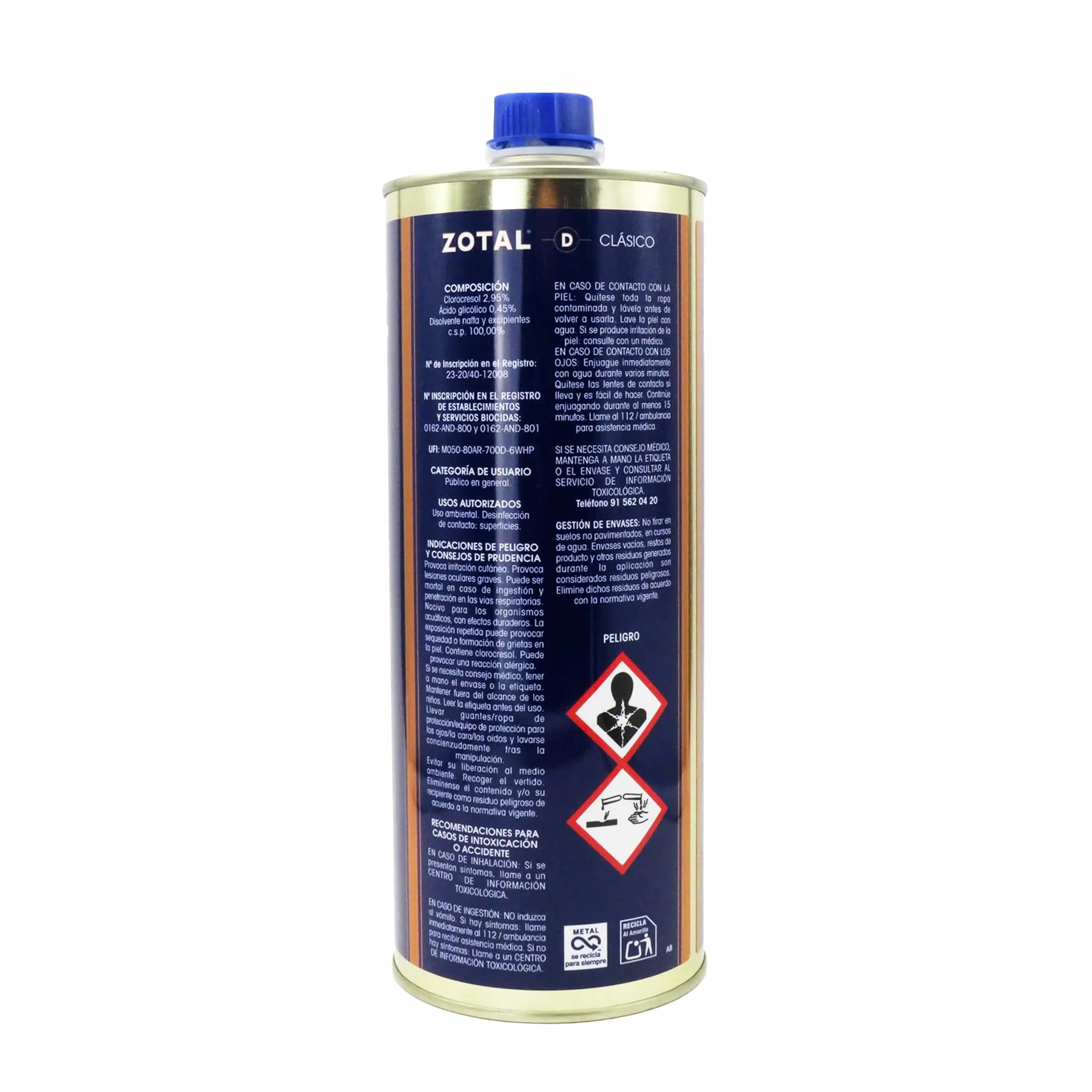 Zotal Desinfectante Microbicida Fungicida Desodorizante 870 ml