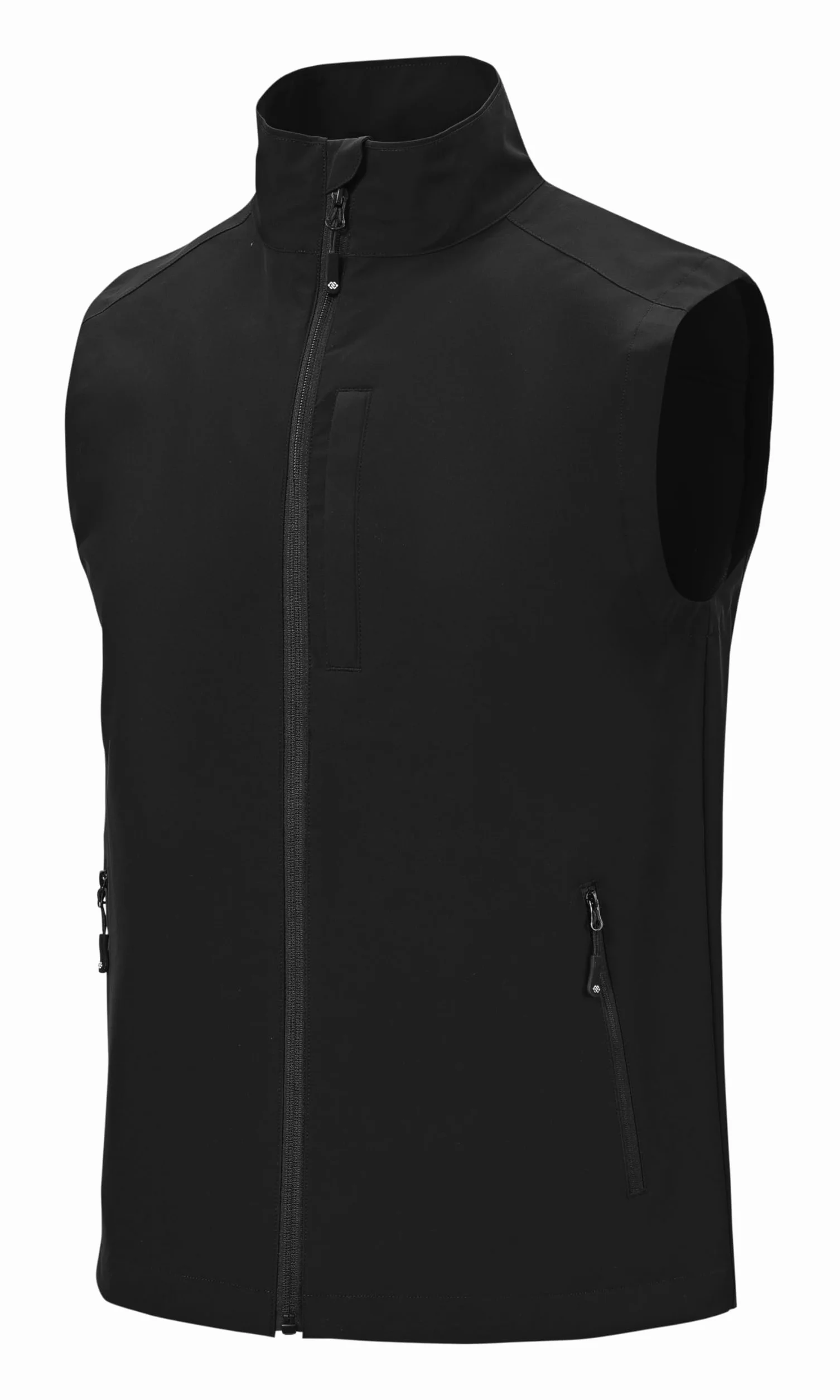 MoFiz Hombre Chaleco Softshell Cortavientos Ultraligero de Ciclismo Exteriores con Bolsillos Cremallera