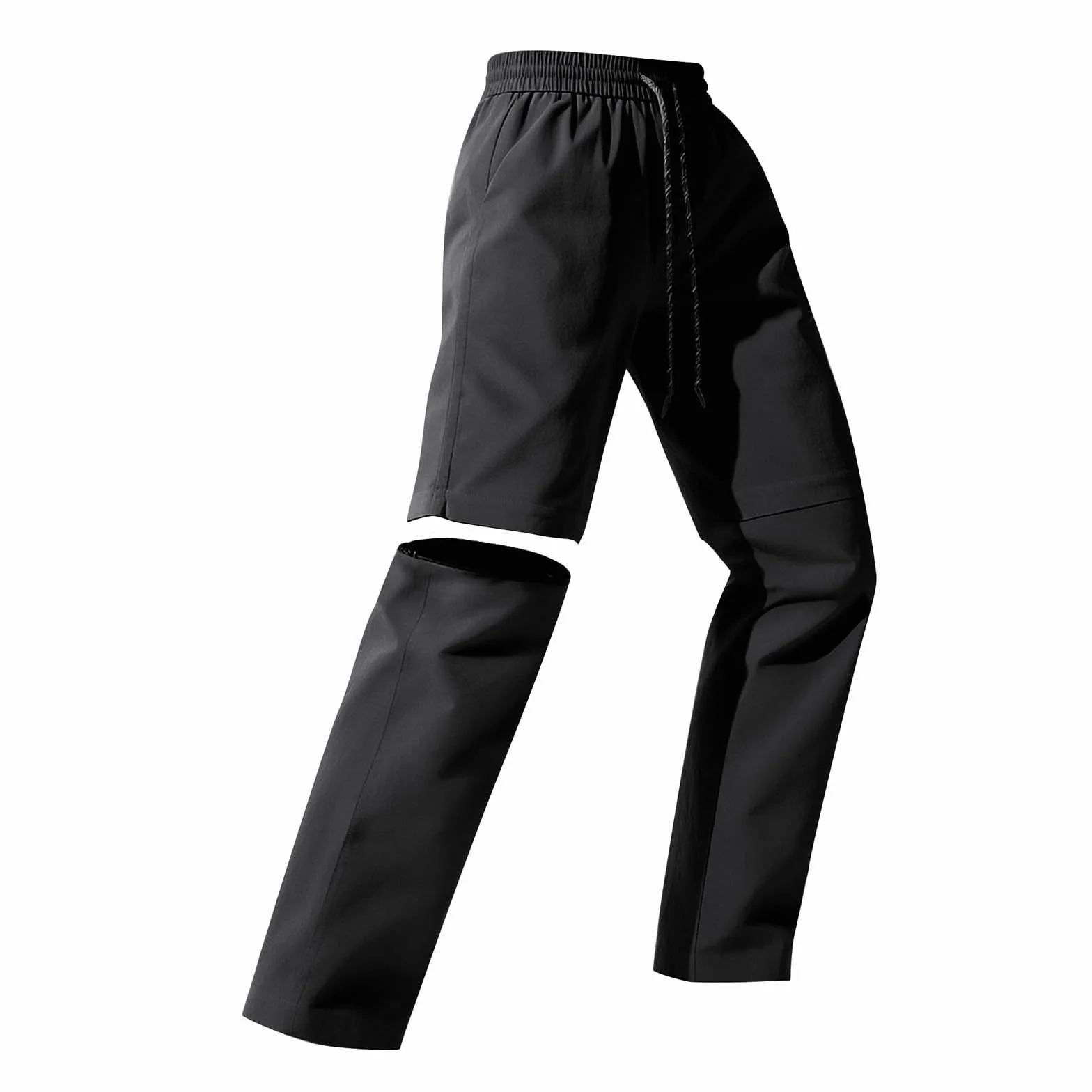 Pantalones de Senderismo para Mujer - Pantalones Trekking Convertibles con Cremallera, Impermeables, Transpirables, Ligeros y Holgados con Múltiples Bolsillos, Ideales para Jardín y Uso Diario