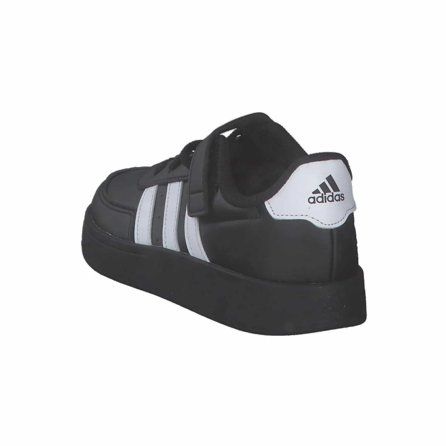 Adidas Breaknet Lifestyle Court Elastic Lace Top Strap Shoes, core black/Cloud white/Cloud white, 30 EU