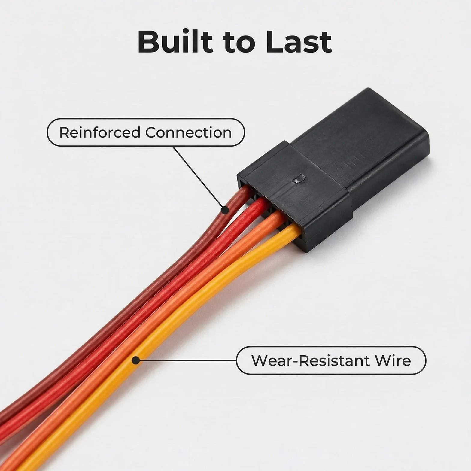 5 Unidades Cable Divisor Y para Servo 20AWG - Cable de Extensión para Receptor RC - Compatible con Futaba, JR, Hitec - 7 cm