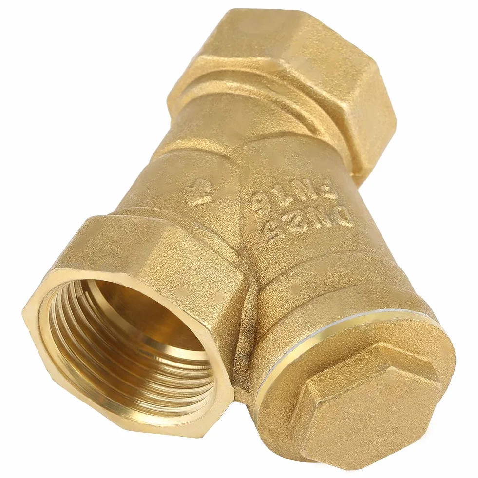 Filtro de Rosca Hembra de 1 Pulgada Latón en Forma de Y BSPP