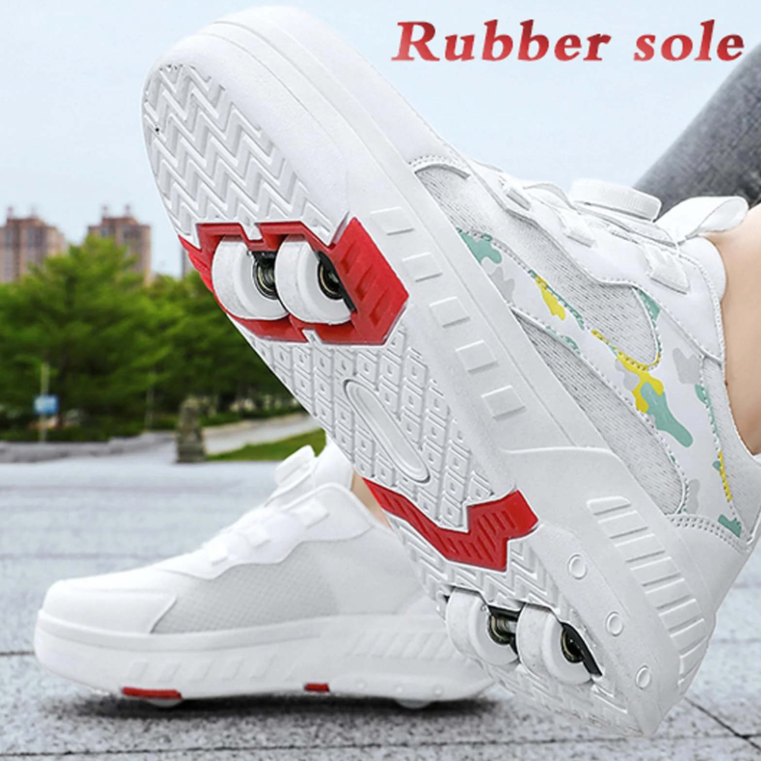 Zapatillas Deportivas con Ruedas para Niños 2 en 1 Retráctiles