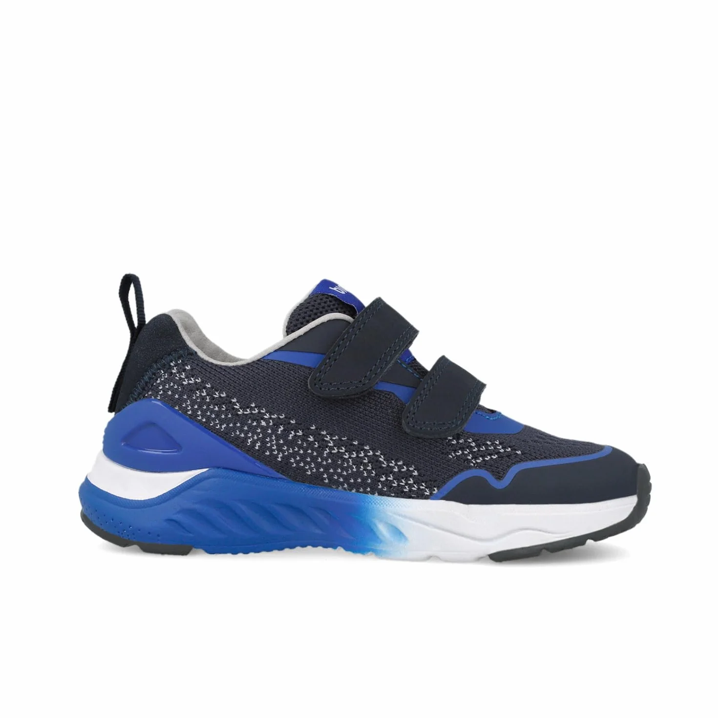 Biomecanics Zapatillas Niño 251270-A455 | Azul Marino con Azul Eléctrico | Doble Cierre Adhesivo | Tejido Transpirable | Antideslizante