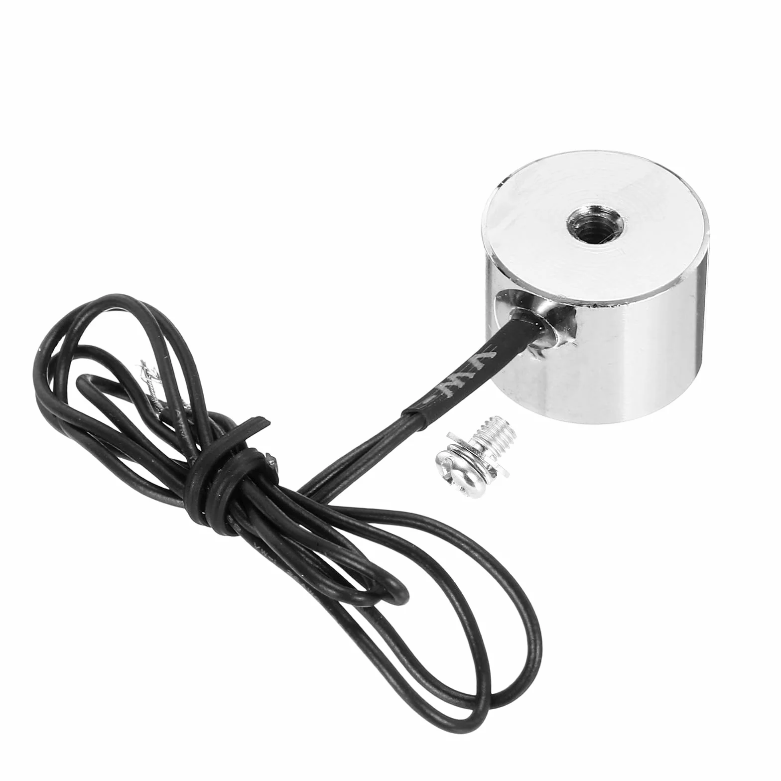 QUARKZMAN Electroimán Solenoide DC 24V 2.5W 6.6LB 3Kg Redondo 20x15mm