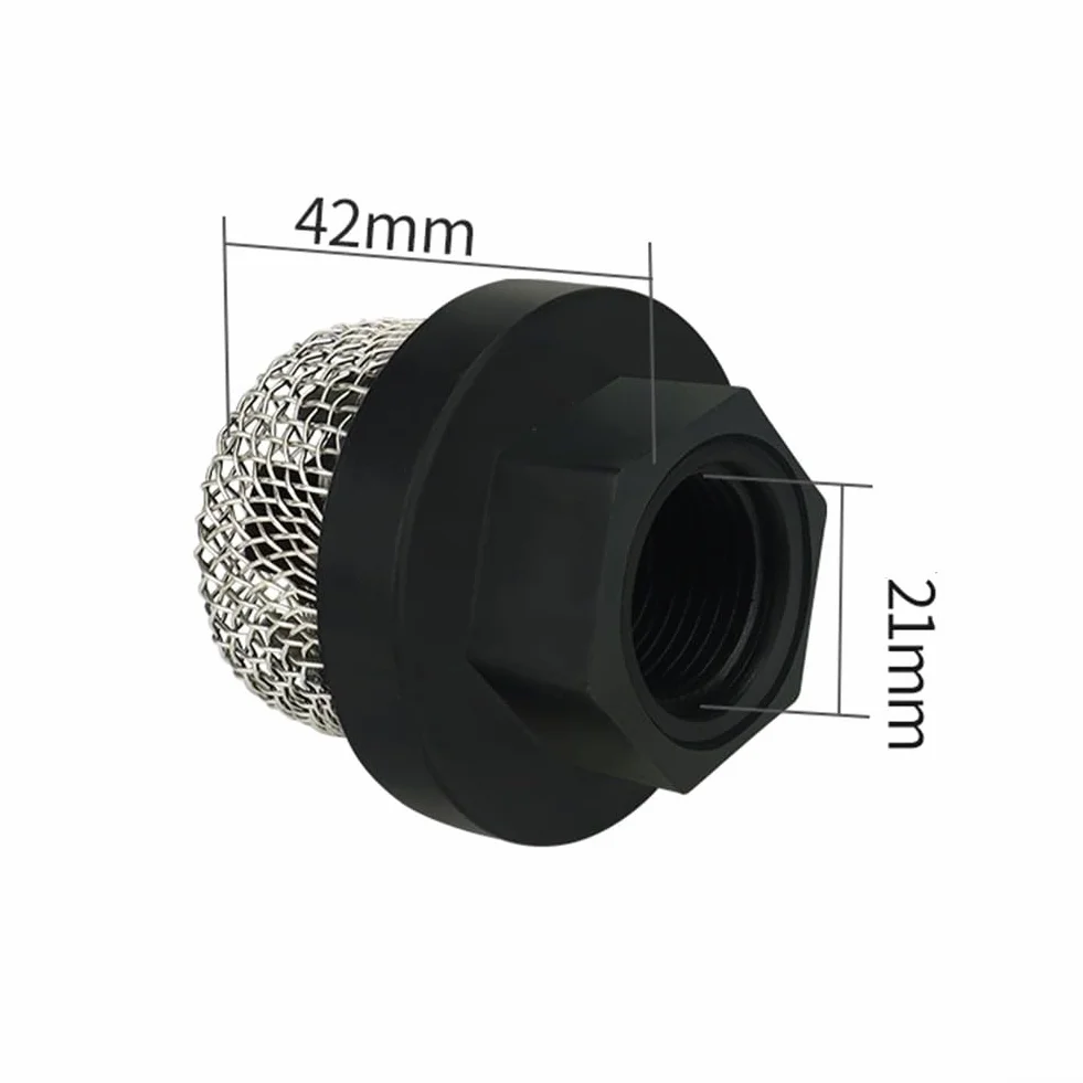 Filtro de succión de entrada 21 mm para máquina de pulverización sin aire