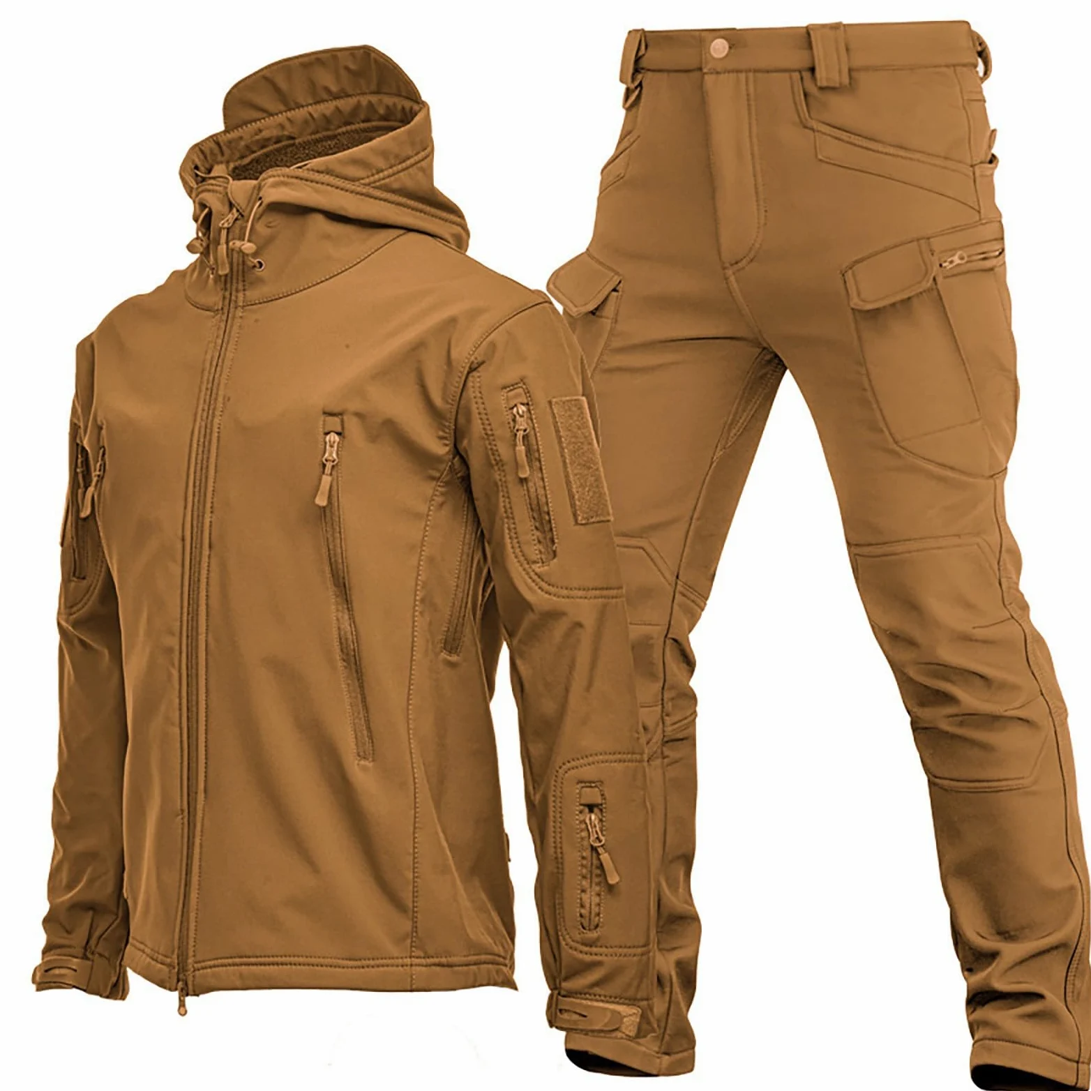 Generisch Conjunto de chaqueta ligera para hombre, adecuado para senderismo, ciclismo, correr, camping, viajes, ropa de montañismo