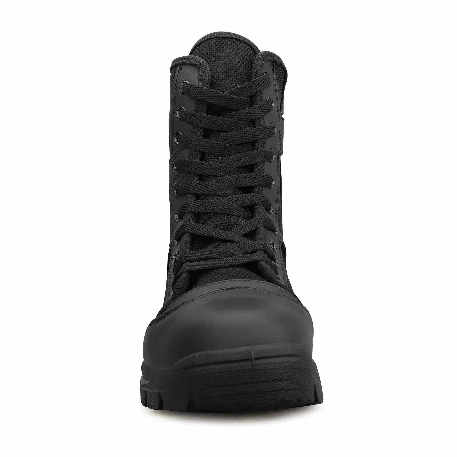 Botas Militares Tácticas Hombre Botas de Combate Negras Botas Militares de Trabajo Transpirables Botas Policiales Botas de Senderismo Ligeras para Exteriores Modelo307