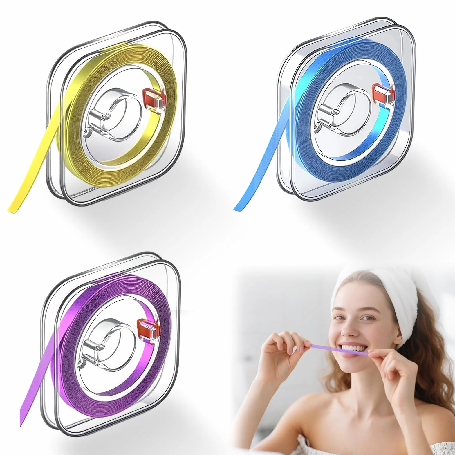 Rotoli Strisce Abrasive Interdentali 4 mm x 6 m, Papel de Lija Dental, Tiras de Pulido para Espacios Interdentales