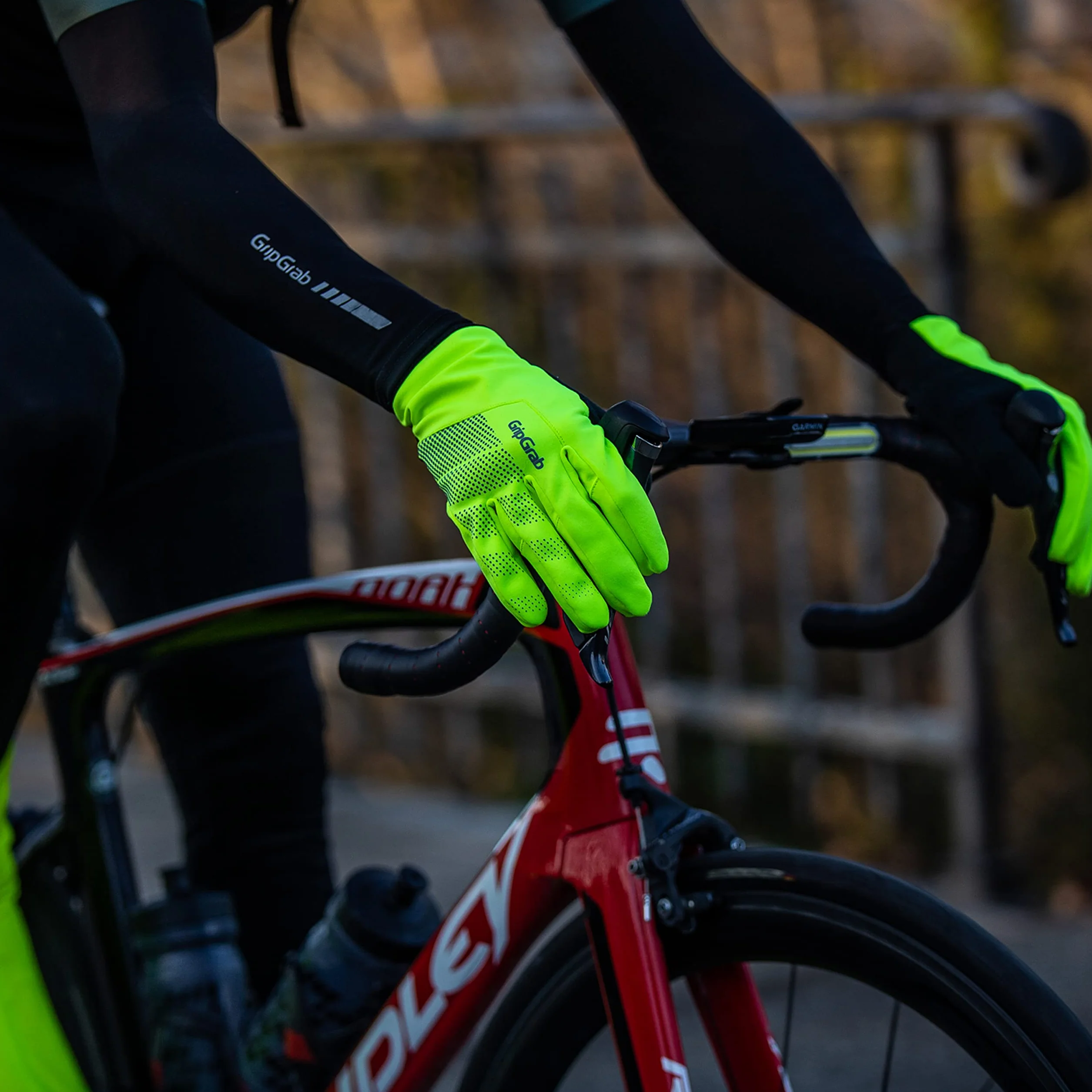GripGrab Guantes de Ciclismo Ride Cortavientos Térmicos de Invierno Acolchados con Forro Polar Guantes Invierno Ciclismo