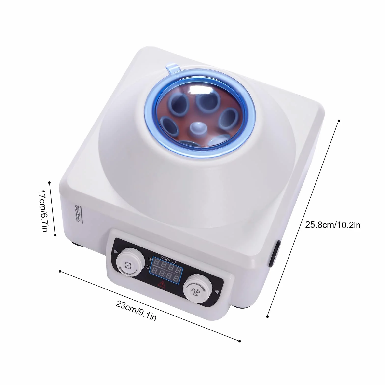 Centrífuga eléctrica de sangre 4000 RPM 10 ml x 6 rotores con pantalla LCD
