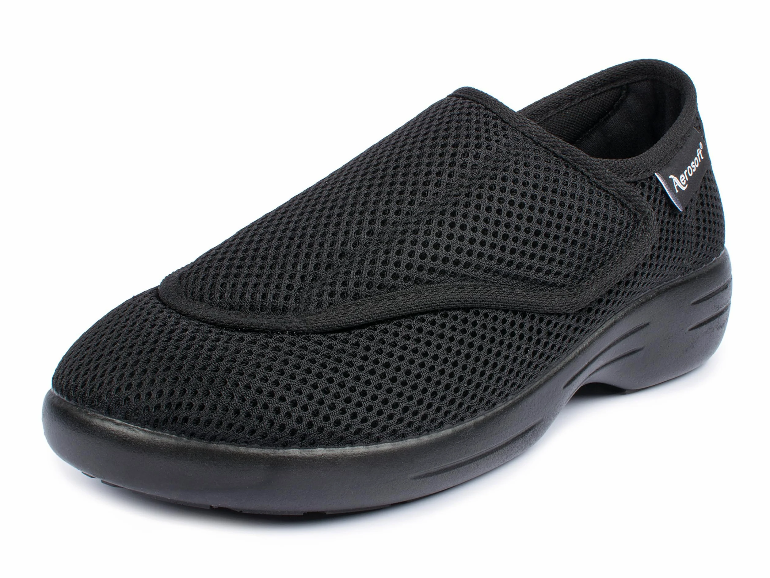 Aerosoft Stretch 17 – Zapato de Salud cómodo con Cierres Ajustables, Ancho G–H, Antideslizante