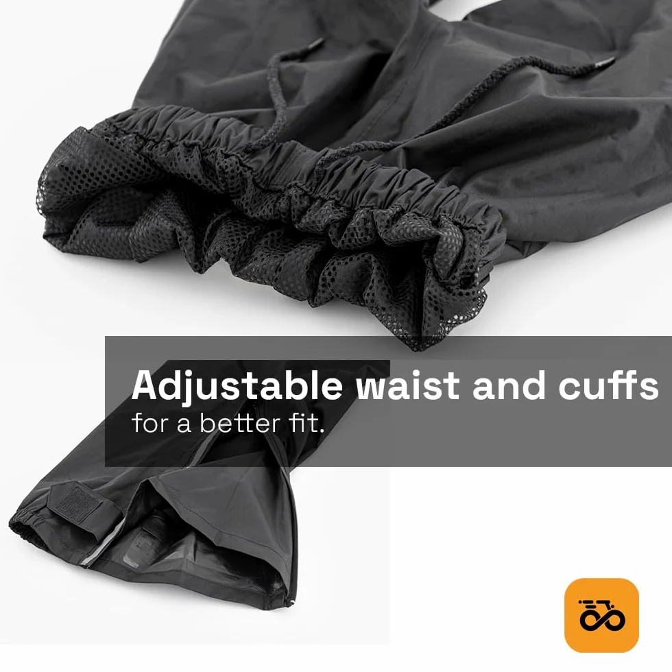 Moore Traje de Lluvia Rain Twill Fluo Negro – Impermeable 20,000 mm, Costuras Termoselladas, Alta Visibilidad.