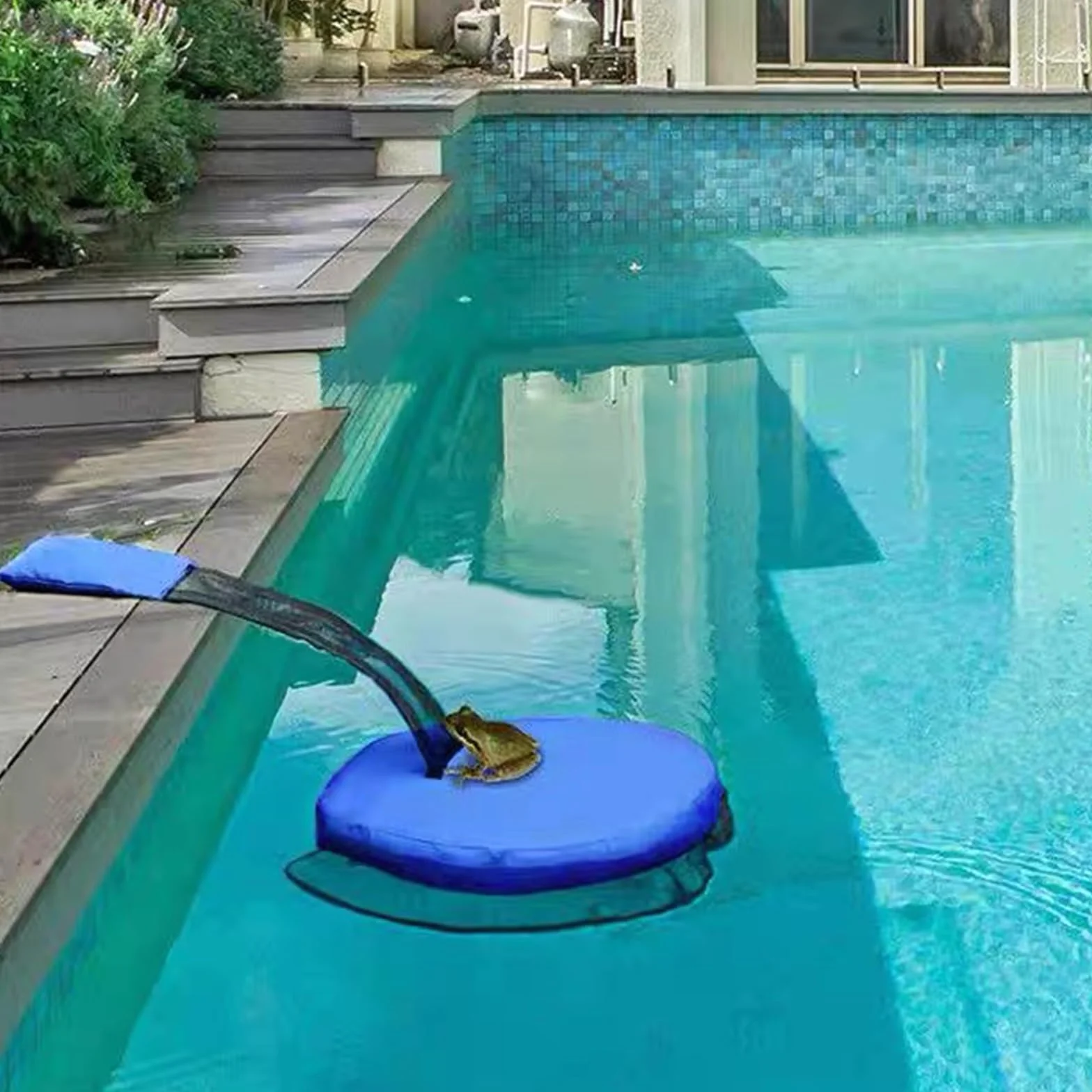 Qooloo Rampa de Rescate para Piscina, Rescate de Animales, Accesorio de Salida