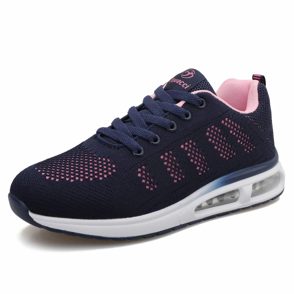Youecci Zapatillas Deportivas Mujer, Entrenamiento, Amortiguación Aire, Malla Transpirable, Antideslizantes, Tenis Gimnasio, Correr