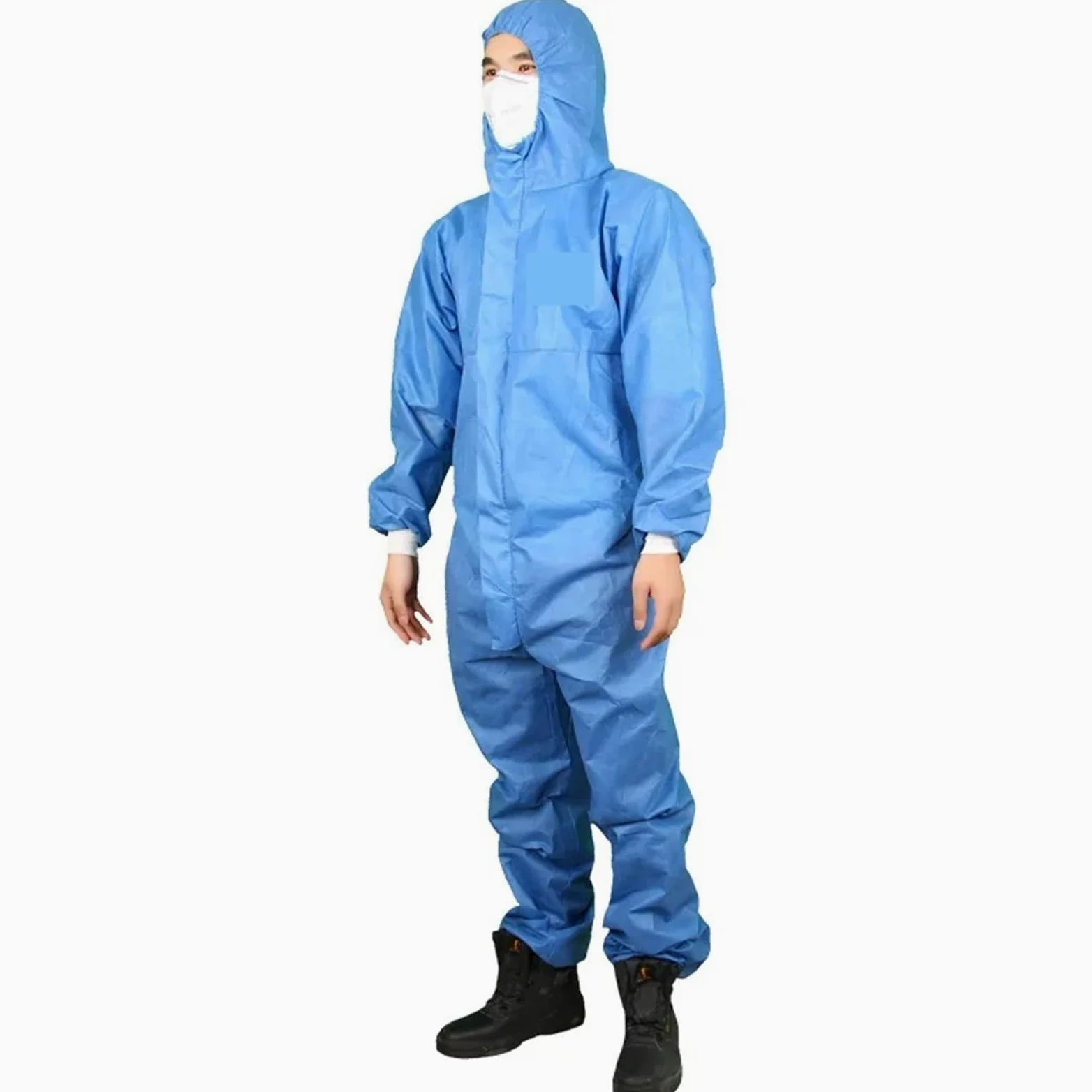 Traje de protección antirradiación, Antipolvo, antiquímico, Pintura en Aerosol, Ropa de Laboratorio antiestática.(Small)