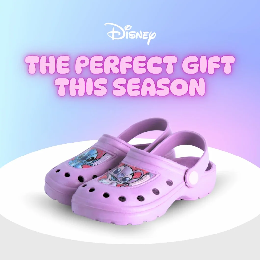 Disney Stitch Zuecos para Niñas, Diseño Stitch y Angel Sandalias de Verano para Niñas, Tallas EU 22 a 33