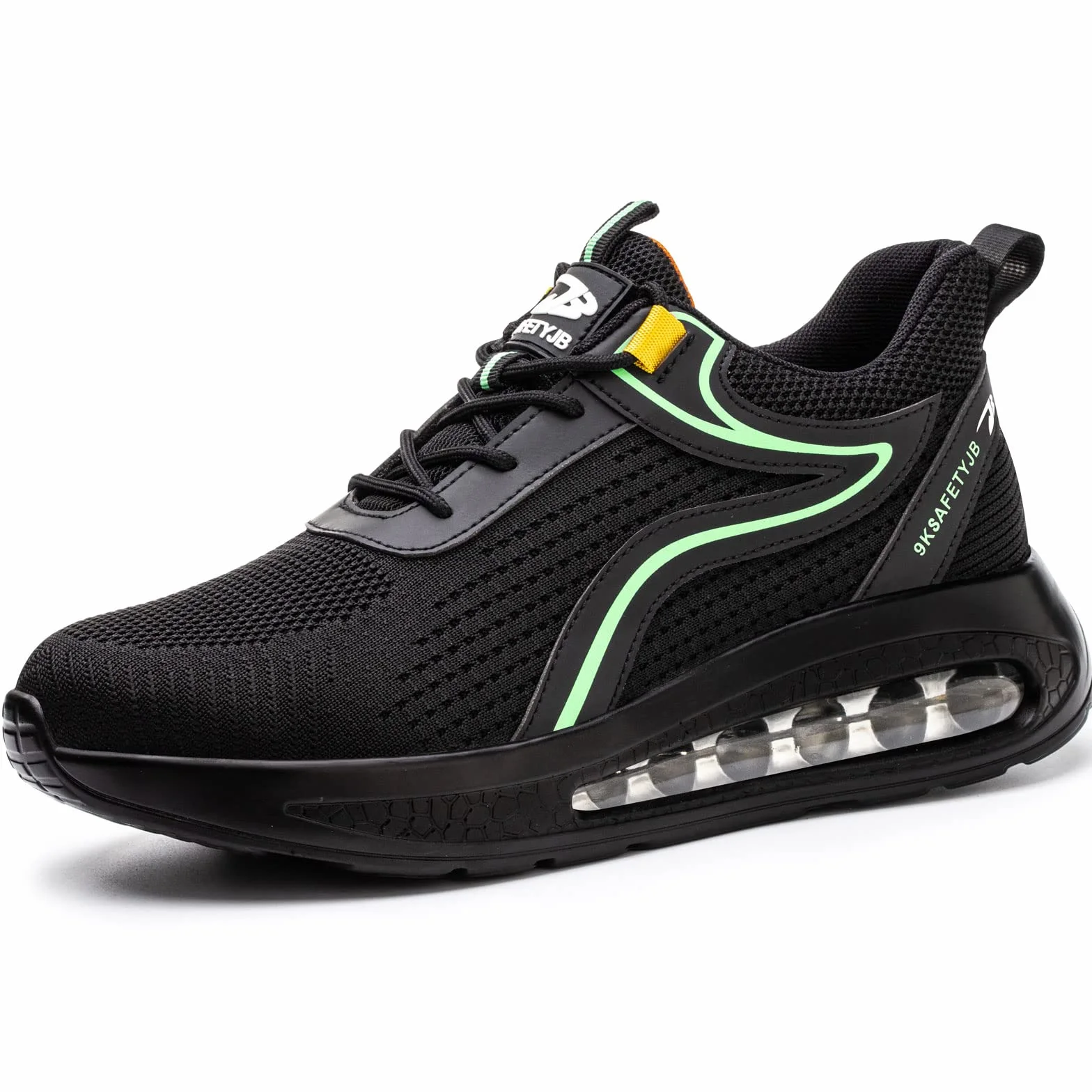 Zapatos de Seguridad para Hombre Mujer Calzado de Seguridad Zapatillas de Seguridad Zapatos de Trabajo Puntera de Acero Ligero Comodo Antideslizante Transpirable 36EU-46EU