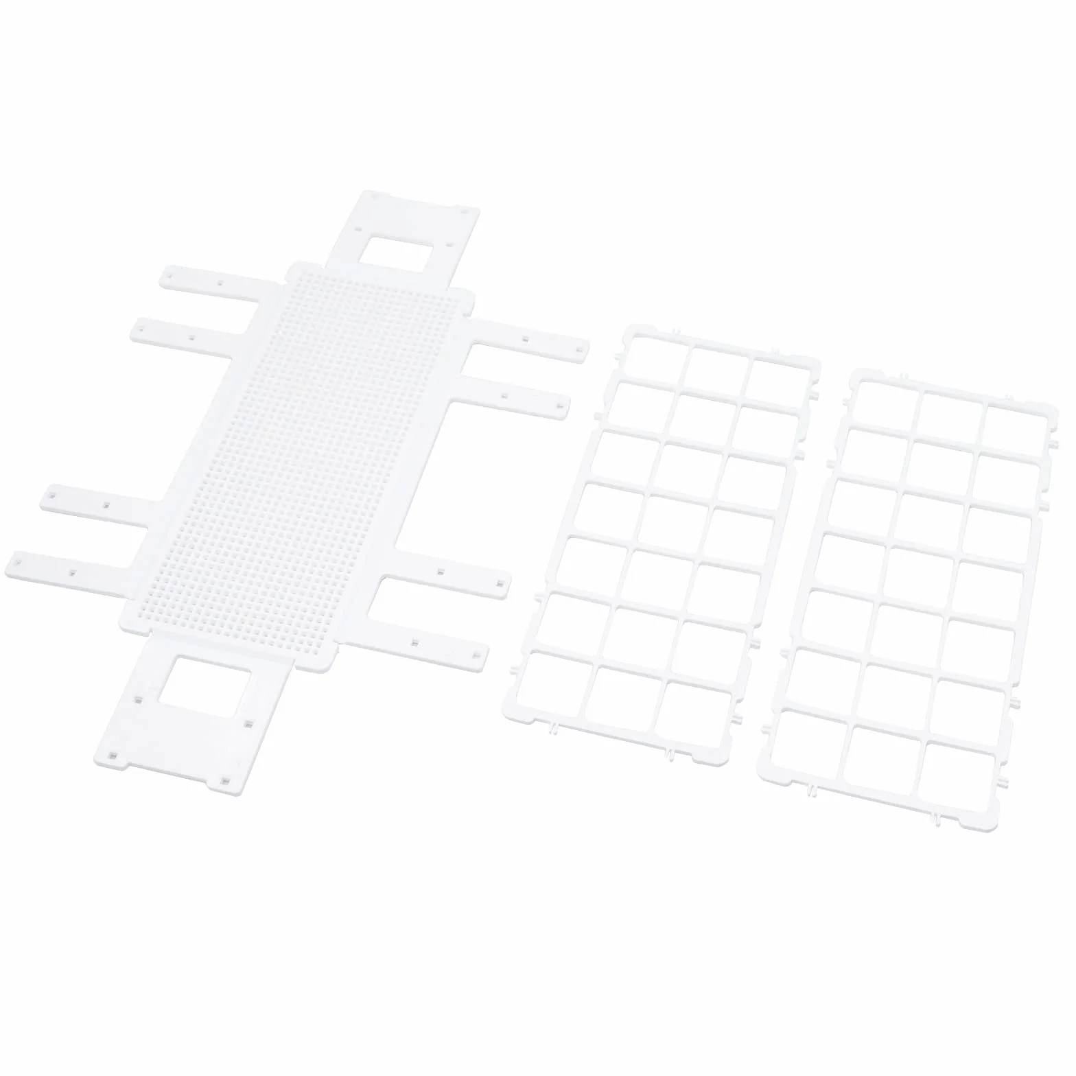 Soporte de tubo de ensayo de plástico 30mm 21 agujeros 3 uds para laboratorio educativo